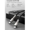 Baseus Cafule USB-C į Lightning kabelis PD 20W 1m - Juodas