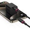 Baseus Dura Type C to Type C 100 W fast charging cable 1 m Juodas, Raudona