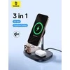 Baseus EnerFill FS41 3-in-1 Wireless Charger 22.5W juodas