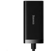 Baseus GaN3 Pro greitas universalus įkroviklis GaN 2 x C tipo USB / 2x USB 100W PD3.0, QC4.0+, AFC, juodas (CCGP000101)
