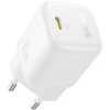 Baseus Sieninis įkroviklis PicoGo GaN 45W USB-C QC PD, baltas