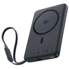 Baseus PicoGo Qi2.2 10 000 mAh belaidis išorinis akumuliatorius, 45 W, su USB-C kabeliu, juodas