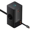 Sieninis įkroviklis / maitinimo juosta Baseus PowerCombo 65W (juoda)