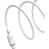 Baseus Silky USB-C/Lightning greito įkrovimo kabelis 1m 20W Baltas