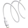 Kabelis USB Baseus Baseus Silky Ser.Charging Cable Type-C to Type-C 100W 1m Baltas