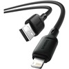 Baseus Silky (P10377702113-00) Greito įkrovimo laidas su USB-
