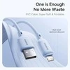 Kabelis USB Baseus USB-A - Lightning 1 m Baltas (P10377702213-00)