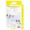 Baseus Silky USB/USB-C greito įkrovimo kabelis 1m 100W baltas