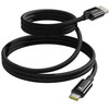 Baseus Tungsten USB/USB-C magnetinis įkrovimo laidas 1m 100W Juodas