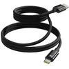 Baseus Tungsten USB/USB-C magnetinis įkrovimo laidas 1m 100W Juodas
