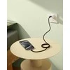 Baseus Tungsten USB/USB-C magnetinis įkrovimo laidas 1m 100W Juodas