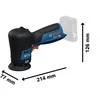 Bosch GPX 12V-77 poliruoklis su matmenimis