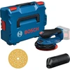 Ekscentrinis šlifuoklis Bosch GEX 18V-150-3 Professional; 18 V (be akumuliatoriaus ir pakrovėjo) + L-BOXX 162