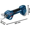 Bosch GGP 12V-25 (2x3Ah) Akumuliatorinis žirklės