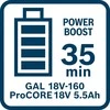Bosch itin spartus kroviklis GAL 18V-160, 16A