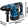 Akumuliatorinis perforatorius Bosch GBH 18V-34 CF BITURBO Professional; 18 V; 5,8 J; SDS-Plus (be akumuliatoriaus ir pakrovėjo)