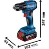 Bosch CORDLESS DRILL GSR 185-LI 18V 1X4.0AH