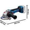 Bosch GWS 18V-11, Solo, CT