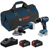 Rinkinys įrankių Bosch BOSCH Rinkinys COMBO 18V (GSB 18V-65, GWS 18V-8) 2x4,0Ah KREPŠYS