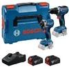 Akumuliatorinių įrankių rinkinys BOSCH GSR+GDR+GAL