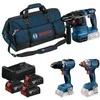 Bosch Rinkinys COMBI 18V GSR+GDX+GBH+3x5.0Ah+GAL