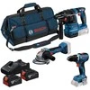 Bosch Rinkinys COMBI 18V GSR+GWS+GBH 2*4.0AH