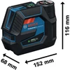 Bosch GCL 12V-50-22 CG, AA1, RM20, BT150