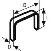 Bosch Apkabėlės, tipas 53 11,4x14 mm, 1000 vnt.