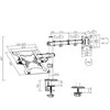 Laikiklis Fellowes Brateck LDT66-C024ML