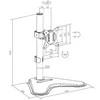 Laikiklis Fellowes Brateck LDT66-T01