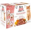 Šlapias maistas katėms BRIT Care Cat Adult Fillets in Gravy  12 * 85g