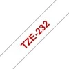 Brother BROLIS TZE232 12 Raudonas ON Baltas