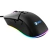C-TECH žaidimų pelė Dawn, atsitiktiniai žaidimai, 6400 DPI, RGB apšvietimas, USB