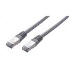 C-TECH kabelis patchcord Cat5e, FTP, pilkas, 3m