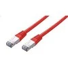 C-TECH kabelio pataisos laidas Cat5e, FTP, raudonas, 0,25 m