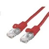 C-TECH kabelio sujungimo laidas Cat6, UTP, raudonas, 0,25 m