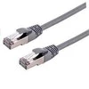 C-TECH kabelio pataisymo laidas Cat6a, S/FTP, pilkas, 1m