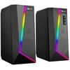 Kompiuterio kolonėlės C-Tech Kompiuterio garsiakalbiai C-TECH atkurtuvai SPK-17, 2.0, RGB, jodas