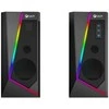 Kompiuterio kolonėlės C-Tech Kompiuterio garsiakalbiai C-TECH atkurtuvai SPK-17, 2.0, RGB, jodas