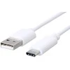 Kabelis USB C-Tech USB-A - USB-C 1 m Baltas (CB-USB2C-10W)