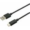 USB kabelis C-Tech USB-A - USB-C 1 m Juodas (BC- USB2C- 10B)