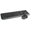 Klaviatūra C-TECH WLKMC-01 belaidis rinkinys set, juodas