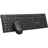 Klaviatūra ir pelė C-Tech C-TECH klaviatūra su myszą WLKMC-03, Bezdrátowy set 2.4GHz, CZ, juoda