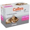 Kačių Maistas - CALIBRA Premium Kačiukų Maišeliai 12x100g Be Grūdų