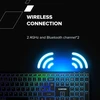 CANYON Belaidė klaviatūra HKB-W11 EN/CS RGB pilkas