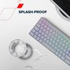 CANYON Belaidė klaviatūra HKB-W11 EN/CS RGB pilkas