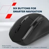 CANYON pelė OnClick 17 Ergonomic 6 buttons 1600DPI Wireless Juodas