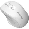 Canyon 6 mygtukų belaidė 2,4 GHz pelė, MX8650A jutiklis, DPI iki 1600, įpurškimo dėklas, 3 mln. gyvavimo laiko kairysis ir dešinysis jungikliai, 2 x AAA baterijos, ABS medžiaga, dydis: 105 x 71 x 40 mm, svoris: 59 g, balta