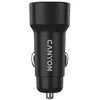 CANYON car charger OnDrive 30 PD 30W USB-C Juodas