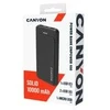 Powerbank Canyon OnPower 100 10000 mAh juoda